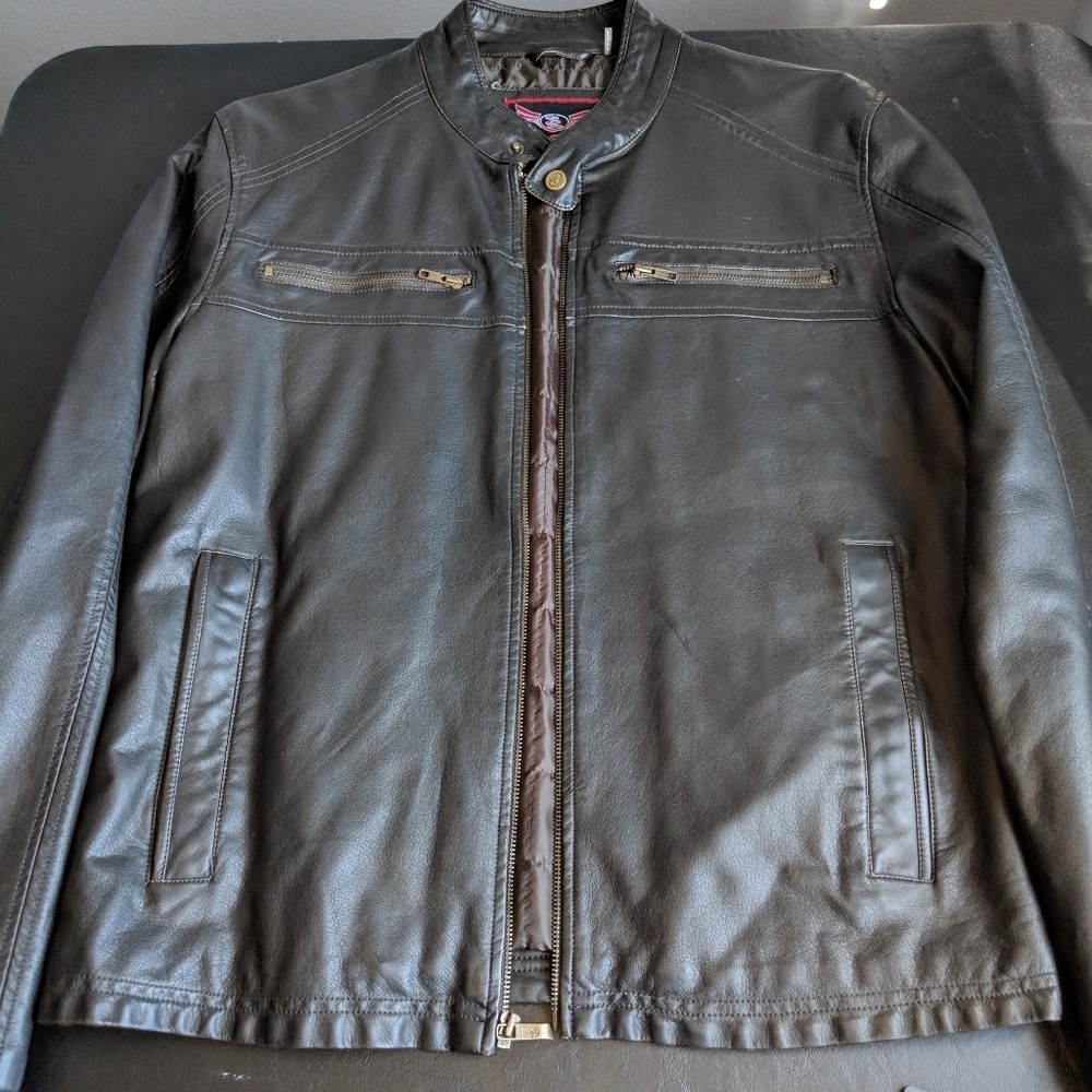 Street Legal Brown Leather Jacket